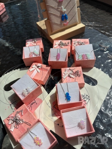 Сребърни опалени колиета 925 и гривни, снимка 3 - Колиета, медальони, синджири - 51147166