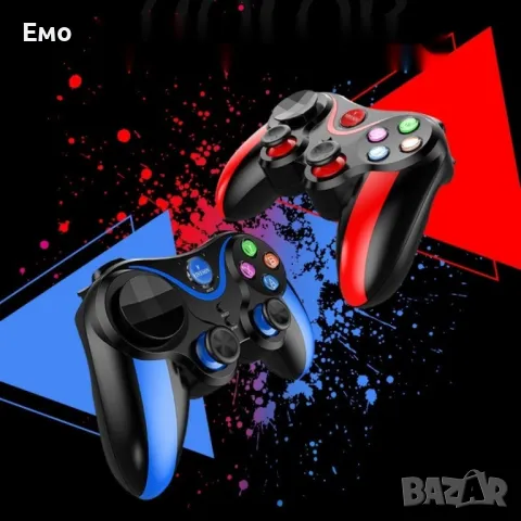 Безжичен геймпад с Bluetooth PSP39, снимка 6 - Джойстици и геймпадове - 47831783