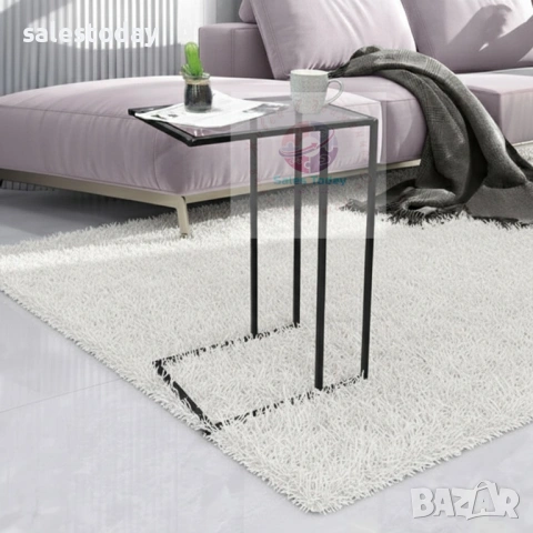 Маса със стъклена плот, 40x30x59см