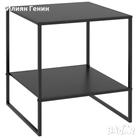 HOMCOM Индустриална странична масичка, масичка за кафе, снимка 10 - Маси - 51886337