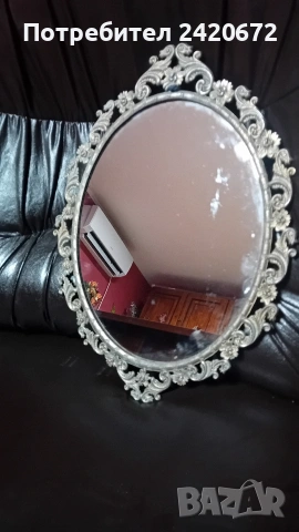 огледало в стил барок, снимка 4 - Антикварни и старинни предмети - 53204375