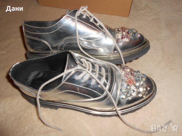 Дамски обувки ASOS - MAYFLOWER  Embellished Flat Shoes, снимка 13 - Дамски елегантни обувки - 26638206