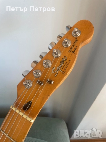Squier Telecaster MIK 1989  Billy Gibbons Style , снимка 2 - Китари - 52272607