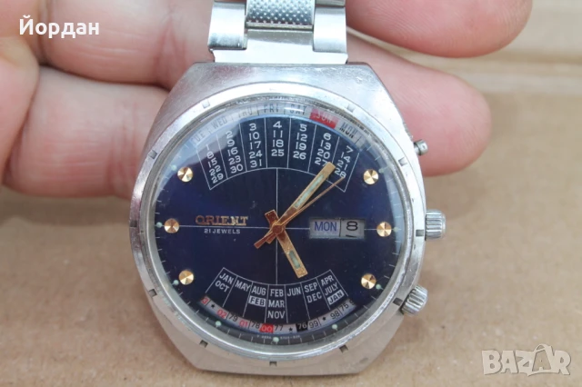 Японски мъжки часовник ''Orient'' вечен календар
