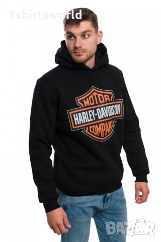 Нов мъжки суичър с трансферен печат HARLEY DAVIDSON, мотори, снимка 11 - Суичъри - 27756779