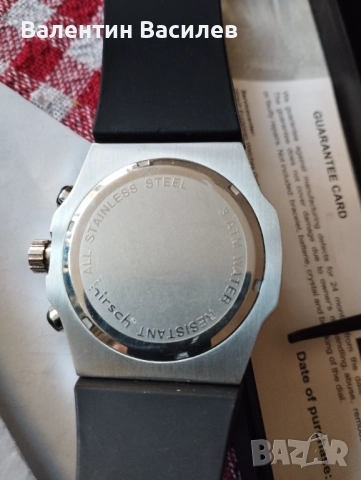 Мъжки часовник хронограф кварц , снимка 9 - Мъжки - 51712152