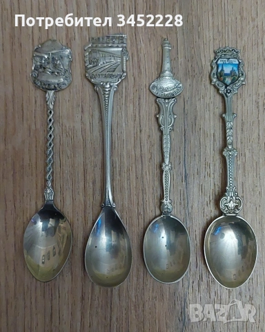 лъжички за колекционери 4 броя 