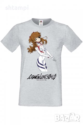 Мъжка тениска Evangelion Asuka Langley Soryu,Анимация,игра,Празник,Повод,, снимка 5 - Тениски - 38096363