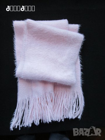Мек пухкав шал в бебешко розово, снимка 3 - Шалове - 27015354