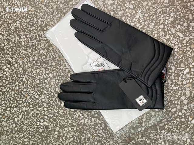 Дамски кожени ръкавици, нови, с етикет, снимка 3 - Ръкавици - 35254559