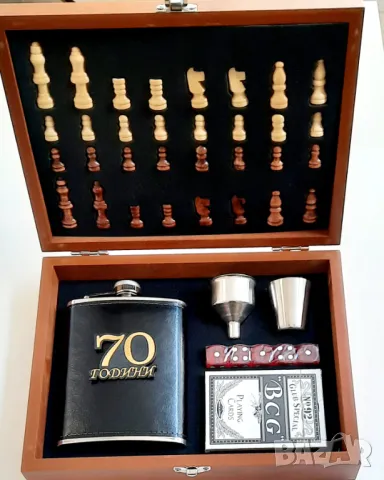 Шах с флашка за юбилей и кръгла годишнина, снимка 6 - Подаръци за юбилей - 45034964