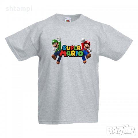 Детска тениска Супер Марио Super Mario & Luigi, снимка 2 - Детски тениски и потници - 33083504