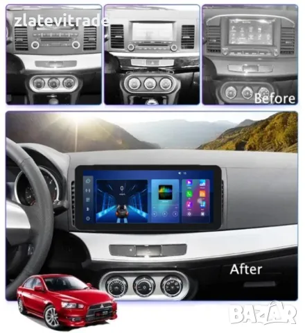 MITSUBISHI LANCER 2007-2017 Андроид Навигация Мултимедия GPS, 9106, снимка 5 - Аксесоари и консумативи - 29063289