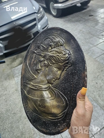 Гипсово Стенно пано "жена"26х36 