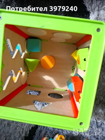 Дървен дидактически куб , снимка 2 - Други - 53464198
