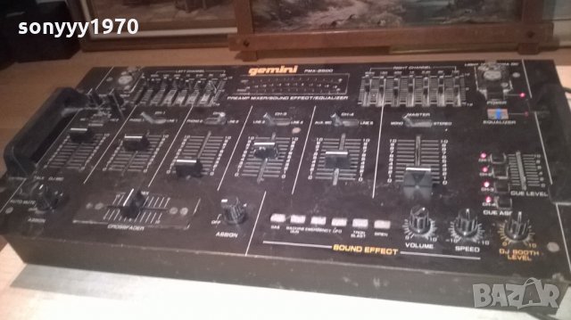 ПОРЪЧАН-GEMINI PMX-2500 PREAMPLI MIXER-MADE IN USA, снимка 5 - Ресийвъри, усилватели, смесителни пултове - 27331620