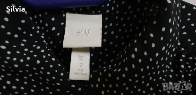Дамска риза H&M черна, снимка 4 - Ризи - 27792198