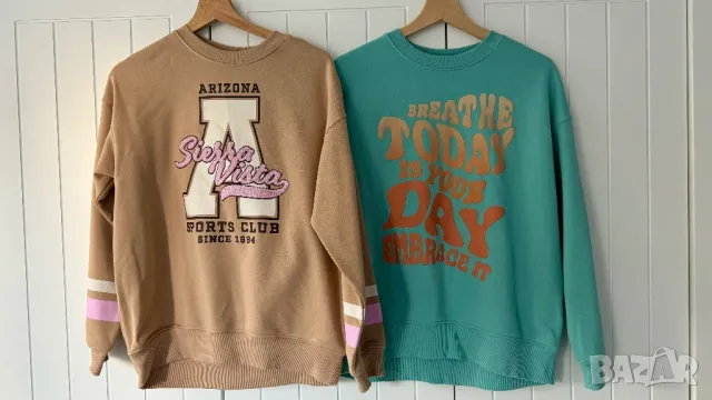 Две топли блузи H & M, размер 11-12 г.