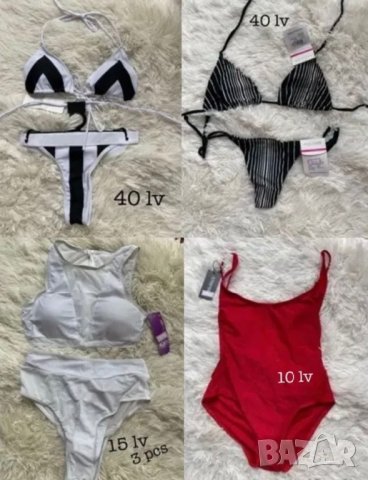 Дамски бански комплект бикини и едно парче, снимка 9 - Бански костюми - 38061775