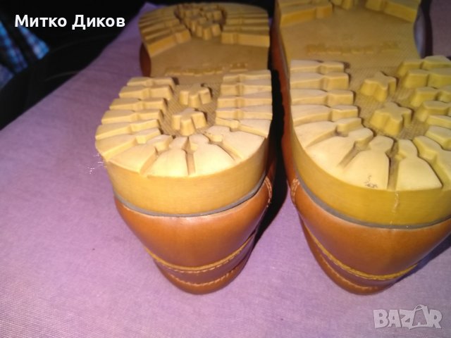 Маркови обувки Риверланд естествена кожа №45 стелка 285 мм като нови, снимка 12 - Спортно елегантни обувки - 37880814