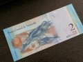 Банкнота - Венецуела - 2 боливара UNC | 2007г., снимка 1 - Нумизматика и бонистика - 26373171