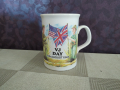 Колекционерска чаша VJ Day 15 август 1945. Англия. марк., снимка 1 - Колекции - 44907158