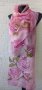 Рисуван копринен шал РОМАНТИКА 2, снимка 2