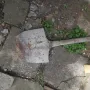 Стара лопата с дръжка, снимка 1