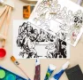 Тайната Вечеря шаблон спрей за торта стена декорация Scrapbooking, снимка 1