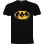 Нова мъжка тениска Батман (BATMAN) в черен цвят, снимка 1 - Тениски - 43897123