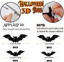 Нова Декорация за Хелоуин 80 г паяжина с 20 бр. фалшиви паяци 16 бр. 3D прилепи, снимка 7