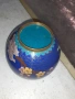 Красива стара колекционерска ваза Клоазоне cloisonne, снимка 4
