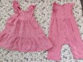 H&M дантелена рокличка и ромпър 6-9 месеца, снимка 1