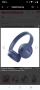 Слушалки безжични с микрофон T510BT 40h сгъваеми с гласови команди, сини , снимка 5