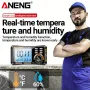 Цифров мултицет ANENG 612, AC/DC, ток, честота, съпротивление. С термохигрометър, календар, аларма, снимка 8
