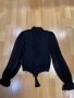 Черно боди с прозрачни ръкави , снимка 1 - Блузи с дълъг ръкав и пуловери - 43039348
