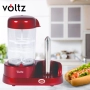 Уред за хот-дог с приставка за 6 яйца Voltz, 365W, Незалепващо покритие, Червен 24 месеца гаранция, снимка 2