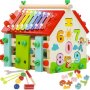 Дървена образователна къща за деца, Сортер, Направи си сам, снимка 1 - Образователни игри - 43062271