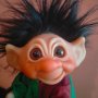Играчка Кукла Трол Troll Clown Thomas Dam Denmark 1977 9", снимка 2
