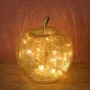 Лампа Ябълка, декоративна, Стъклена светеща топка, 16x16cm, снимка 2