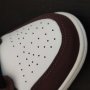 Nike Air Jordan 1 Low Mocha Chocolate Crimson Bliss Brown Размер 43 Номер Обувки Маратонки Нови , снимка 5