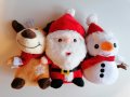 Коледни плюшени играчки, снимка 1 - Плюшени играчки - 43435239