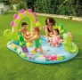 Надуваем център за игра с пързалка INTEX Игуана, 239 x 188 x 119 см, Play Center, снимка 1