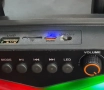 Преносима безжична тонколона с мощен звук и LED ефекти WSJAR E8131W, снимка 4