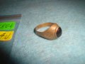 СТАРИНЕН ОРНАМЕНТИРАН РЪЧНО МАЙСТОРСКИ ИЗРАБОТЕН БРОНЗОВ ПРЪСТЕН с ШЛИФОВАН ГРАНАТ 26804, снимка 12