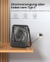 USB Настолен вентилатор – Мини вентилатор с 3 скорости и тих режим 35 dB, снимка 5