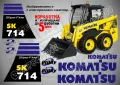 KOMATSU SK 09j стикери надписи SK09j, снимка 9