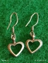 Романтични висящи сребърни обеци във формата на сърце ❤️ стил и елегантност 48089, снимка 1
