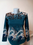 Стилна дамска блуза , снимка 1 - Блузи с дълъг ръкав и пуловери - 44846256