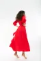 Ленена Рокля Sea - Червена, снимка 5
